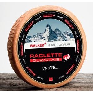 Walker Walliser Rohmilch Raclette AOP rund 1/2 Laib