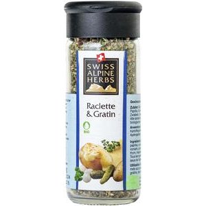 Swiss Alpine Herbs Raclette & Gratin Bio-Gewürz 40g