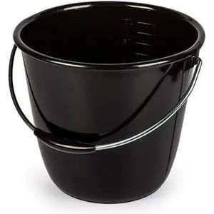 Stöckli Schweizer Wassereimer 10 l Recycling schwarz
