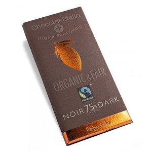 Chocolat Stella Organic&Fair - Zartbitterschokolade 75% 100g