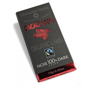 Chocolat Stella Organic&Fair - Zartbitterschokolade 100% 70g