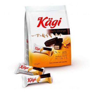 Kägi Dark Orange mini Schokoladenwaffel 125g