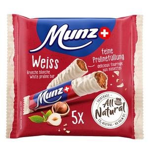 Munz Praliné Prügeli weiß 5 x 23g