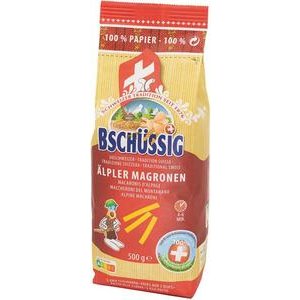 Bschüssig Urschweizer Älpler Magronen 3Ei Nudeln 500g