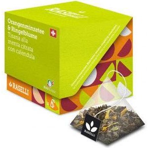 Raselli Bio Bergkräutertee Orangenminze mit Ringelblume 15 x 1,5g