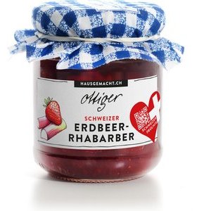 Ottiger Erdbeer-Rhabarber Konfitüre 250g