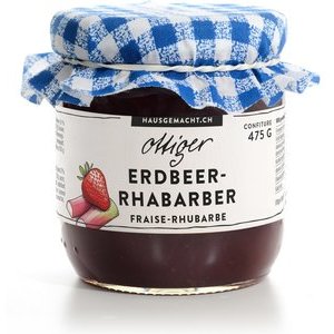 Ottiger Erdbeer-Rhabarber Konfitüre 475g