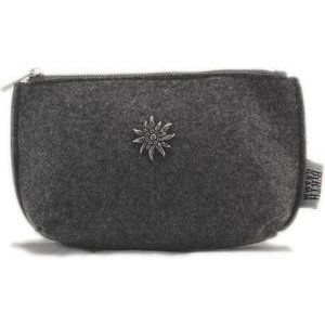 Birth Gramm Kosmetik-Etui Filz grau Edelweiss
