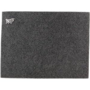 Birth Gramm Tischset Filz grau Kuh