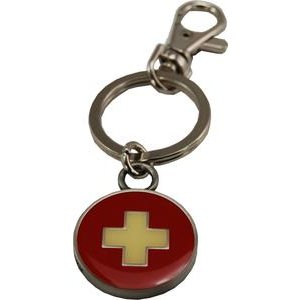 Birth Gramm Schlüsselring / Karabiner Schweizer-Kreuz
