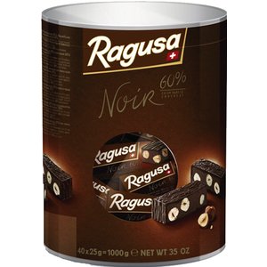 Ragusa Noir Mini-Riegel Box mit 40 x 25g