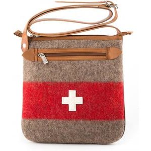 Karlen Swiss Umhängetasche mit Kreuz