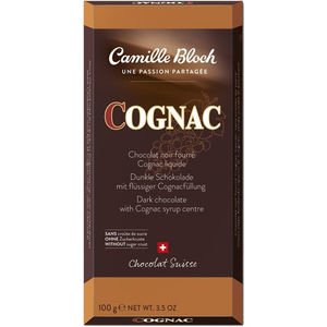 Camille Bloch Zartbitterschokolade Cognac ohne Zuckerkruste 100g