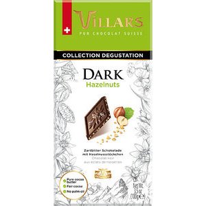 Villars Zartbitterschokolade mit Haselnüssen 100g