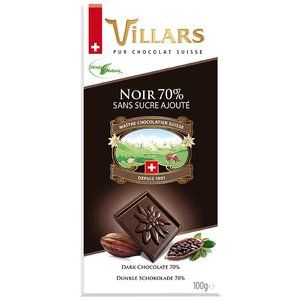 Villars Stevia Zartbitterschokolade 100g