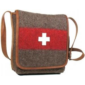 Karlen Swiss Umhängetasche mit Schweizer Kreuz