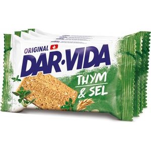 Dar-Vida Thym & Sel Cracker 4 Pocket-Packs 184g