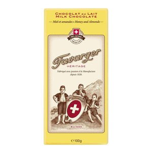 Favarger Heritage Mandel-Honig-Schokolade 100g