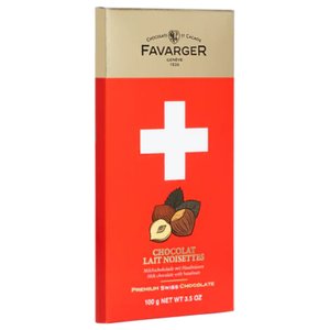 Favarger Schokoladentafel Touristic Milchschokolade mit Haselnuss 100g