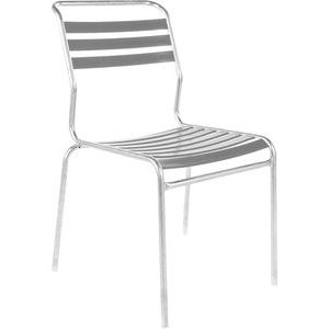 Schaffner Lättlistuhl Säntis feuerverzinkt alusilber