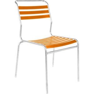 Schaffner Lättlistuhl Säntis feuerverzinkt orange