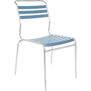 Schaffner Lättlistuhl Säntis feuerverzinkt pastellblau