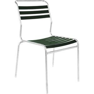 Schaffner Lättlistuhl Säntis feuerverzinkt tannengrün