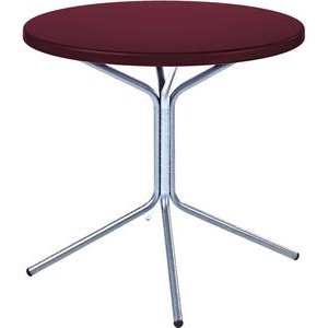 Schaffner PIX Tisch feuerverzinkt 60 cm bordeaux