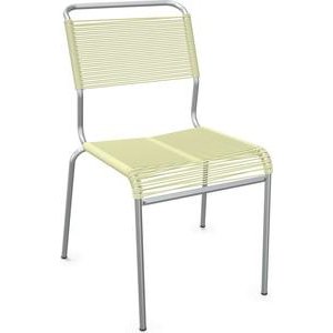 Schaffner Spaghettistuhl Säntis feuerverzinkt buchsbaumgelb