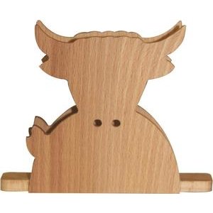 Steinlin Serviettenhalter Kuh Holz 12 cm