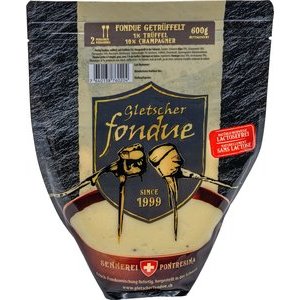 Sennerei Pontresina Gletscherfondue Champagner-Trüffel 600g