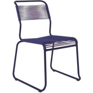 Schaffner Spaghettistuhl Säntis Kufen Blau