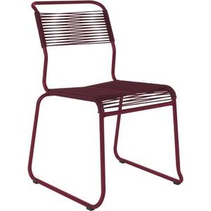 Schaffner Spaghettistuhl Säntis Kufen Bordeaux