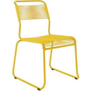 Schaffner Spaghettistuhl Säntis Kufen Gelb