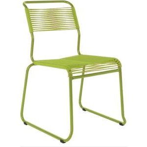 Schaffner Spaghettistuhl Säntis Kufen Hellgrün