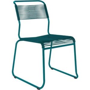 Schaffner Spaghettistuhl Säntis Kufen Kaliblau