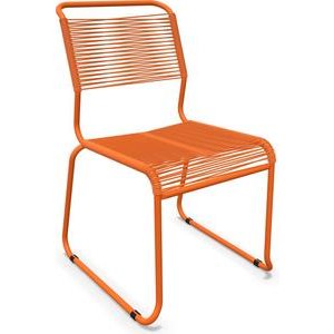 Schaffner Spaghettistuhl Säntis Kufen orange