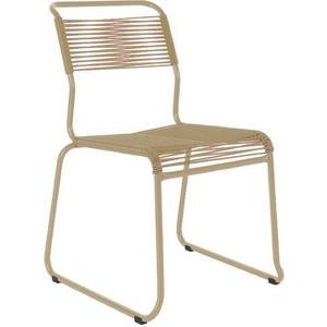 Schaffner Spaghettistuhl Säntis Kufen Pastellbraun