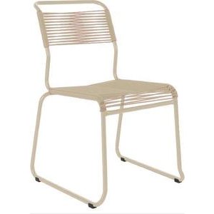 Schaffner Spaghettistuhl Säntis Kufen Pastellsand