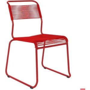 Schaffner Spaghettistuhl Säntis Kufen Rot