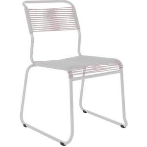 Schaffner Spaghettistuhl Säntis Kufen Weiß