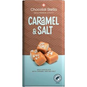Chocolat Stella Milchschokolade Caramel & Sel 80g