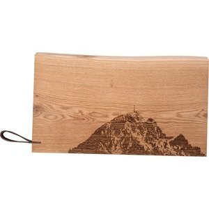 PanoramaKnife Holzschneidebrett Rustikal gross Bayerische Voralpen