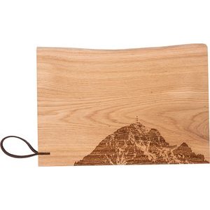 PanoramaKnife Holzschneidebrett Rustikal klein Bayerische Voralpen