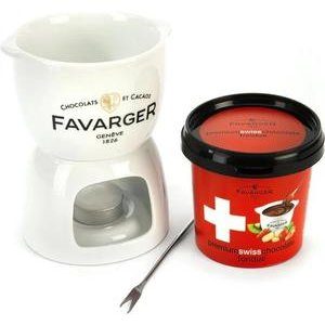 Favarger Schokoladen Fondue Set 300g
