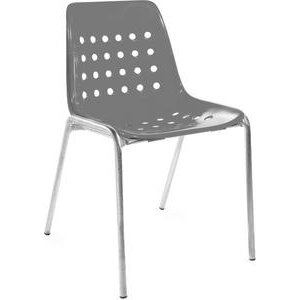 Schaffner Terrassenstuhl Bermuda alusilber feuerverzinkt