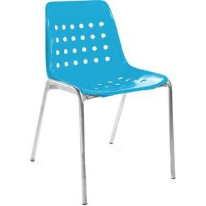 Schaffner Terrassenstuhl Bermuda türkis feuerverzinkt