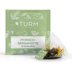 Turm Kaffee Bio Pfirsich-Bergamotte Grüntee 20 x 2,5g