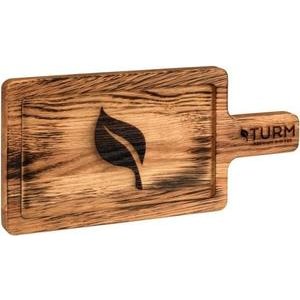 Turm Kaffee Tee Griffbrett Eiche