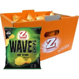 Zweifel 8 x Wave Chips Sour Cream 120g